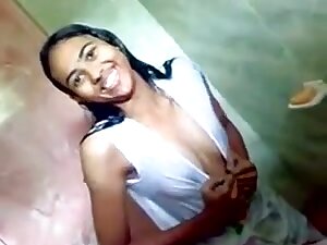 indian legal age teenager in shower with her bf
