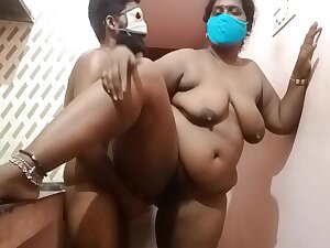 Tamil Wife Kitchen Sex Night Time Standing Position Sex