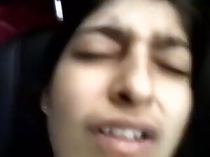 Adorable Pakistani Angel Hard Screwed With Boss In Car