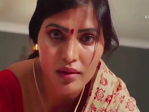 Sexy And Horny Woman In A Red Saree