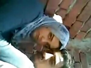 Latest Paki Couple Rubi & Salim Behind Their House At Construction Side