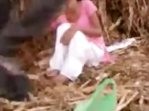 Indian girls have sex on a farm after school