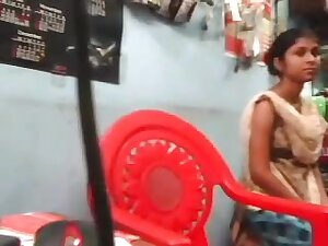 Desi Couple Getting Cozy In a Shop