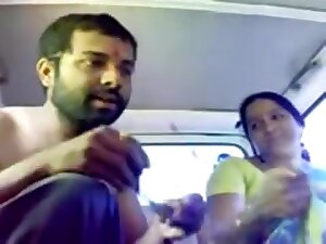 Indian HOT aunty in car