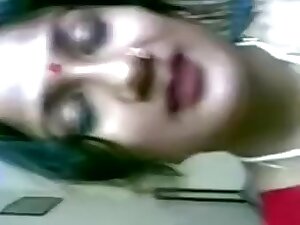 Newly Married Red Blouse Indian Mother