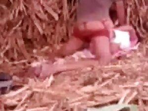 Indian girls have sex on a farm after school