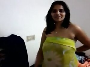 indian lady with large natural love muffins