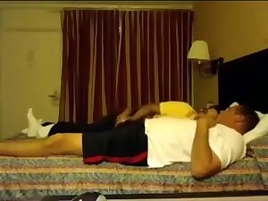 Aunty Giving Cook Jerking to Boss Cock