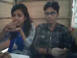 Bangladeshi bf gf in restaurant 4-full