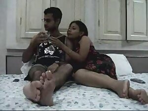 Non-Professional Indian Pair Honeymoon