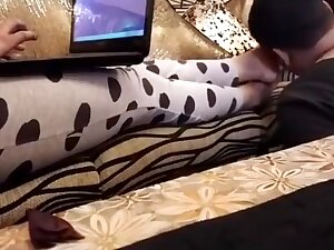 Indian slave husband foot stool Indian mistress humiliate her husband