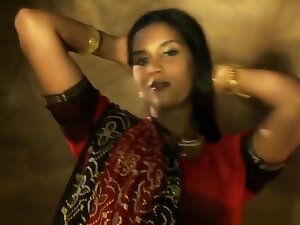 Brunette Lady Dancing In The Dark