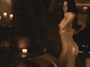 Erotic touch of sexual desire