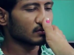Hot figure Mamatha Romance touch by legs