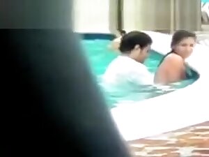 Indian Couple Fucking In Swimming Pool Shoot With Hidden Cam