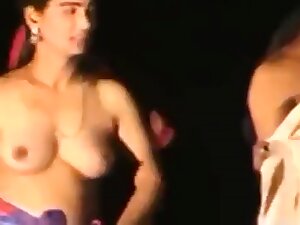 BEAUTIFUL INDIAN GIRLS DANCING NUDE IN PUBLIC ON STAGE