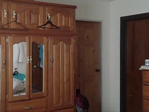 My hot indian stepmom with big tits drying after shower 2