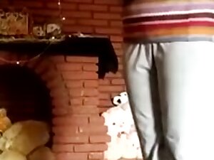 Indian femdom face slapping mistress punished her dog