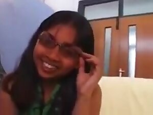 Indian college girl shows off her pussy
