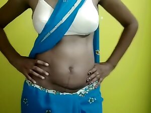 blue saree sex