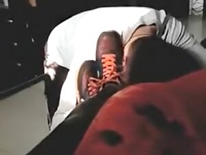 Indian slave worship her mistress feet