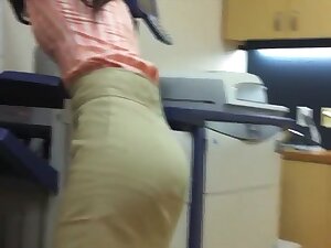 tight candid coworker ass