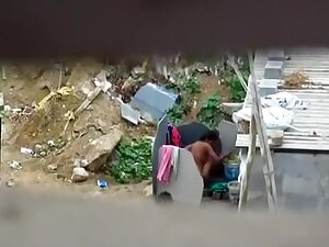 Aunty Bathing Nude In Outdoor Her Man Helping Captured2