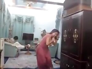 My big boobed Pakistani girlfriend knows how to dance