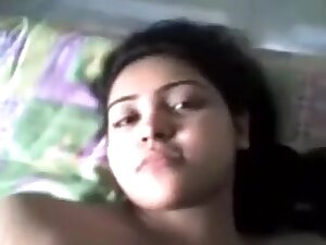 My comely black brown honey lets me grab her boobies and cum-gap