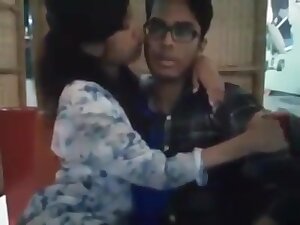 Bangladeshi boyfriend and girlfriend in restaurant (2)