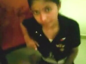 Desi Manipuri angel engulfing her paramour's wang