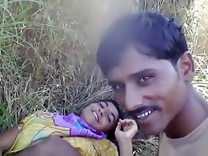 Desi Girl Enjoying With Boyfriend In Outdoor
