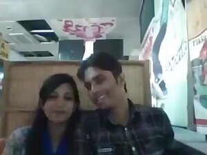 Bangladeshi boyfriend and girlfriend in restaurant (1)