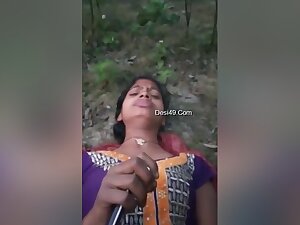 Today Exclusive- Desi Village Girl Out Door Pussy Fingering By Bf
