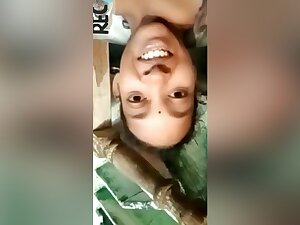 Today Exclusive- Desi Village Telugu Girl Showing Boobs And Masturbating On Video Call
