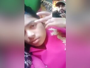 Today Exclusive- Cute Desi Girl Showing Her Boobs And Pussy