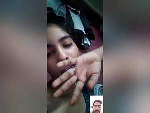 My Girlfriend Shows Her Boobs On Videocall. Very Horny Girls