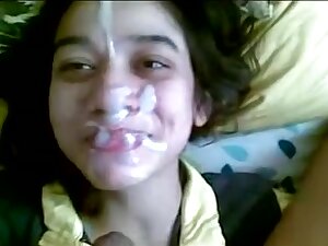 Noida Teen Girlfriend Gets Cum Shots After Sensual Fucking