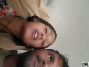 Exclusive â€“ Cute Indian Lover Romance And Boob Sucking In Car