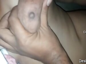 Exclusive- Horny Tamil Wife Blowjob And Hubby Pressing Her Boobs