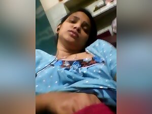 Today Exclusive- Horny Desi Girl Record Her Nude Video And Masturbate Part 7