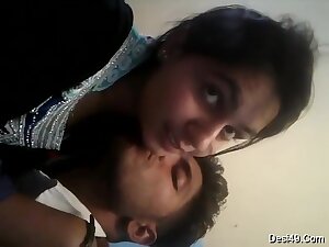 Cute Indian Lover Kissing