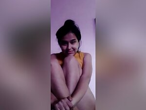 Sexy Indian Girl Sanjana Shows Her Boobs On Video Call Part 7