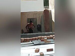 Exclusive- Desi Bhabhi Out Door Bathing Record By Hidden Cam