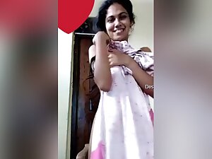 Shy Mallu Girl Shows Her Boobs And Pussy