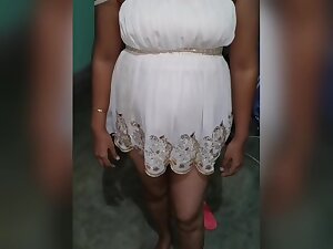 Sri Lankan - Wife Blowjob In Short Dress Piyumi Hansamali