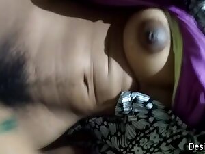Exclusive- Hot Look Desi Girl Showing Her Boobs And Pussy