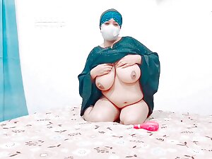 Indian Muslim Aunty Sex With Toy In Doggystyle