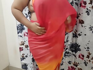 Desi Village Bhabhi Changing Her Clothes In Bedroom With Camera On