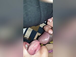 Today Exclusive-sexy Desi Bhabhi Blowjob